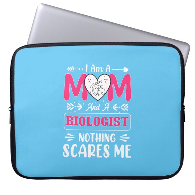 Funny Biologist Mama, Biologe Mama Funny Laptopschutzhülle (Vorderseite)