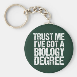 Funny Biology Major Abschluss Green Biologin Schlüsselanhänger