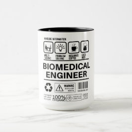 Funny Biomedical Engineer Handling Information Tasse