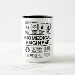 Funny Biomedical Engineer Handling Information Tasse