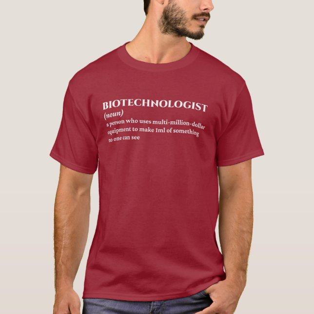Funny Biotech Labrador Techniker Definition T - Sh T-Shirt (Vorderseite)