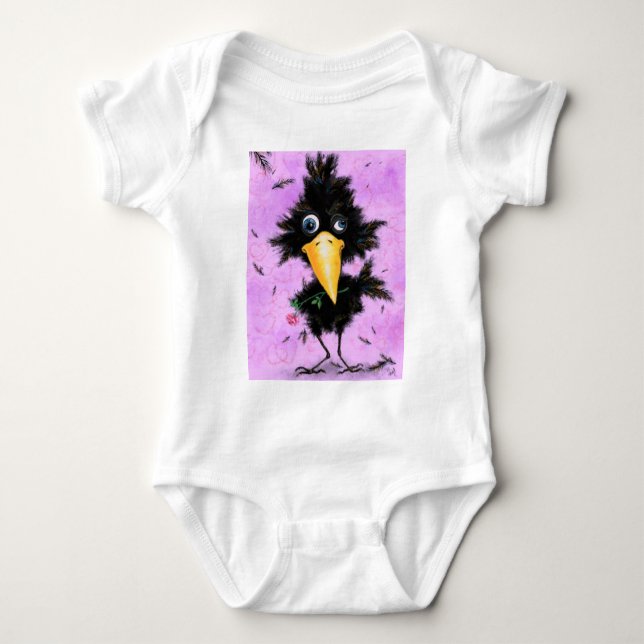 Funny Bird Baby Bodysuit Baby Strampler (Vorderseite)
