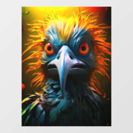 Funny Bird Fensteraufkleber