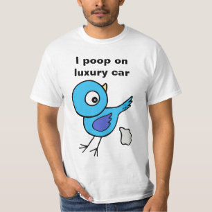 Funny Bird Kacke Custom Personalisiert Protest T-Shirt