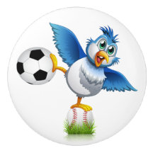 Funny Bird Keramik Knob