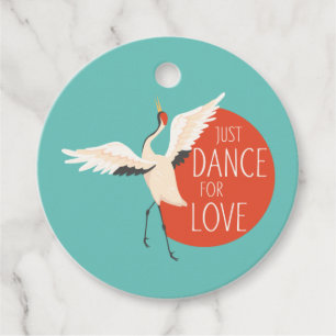 Funny Bird Message - Just Dance for Liebe 1 Geschenkanhänger