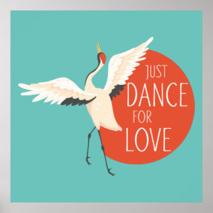 Funny Bird Message - Just Dance for Liebe 1 Poster