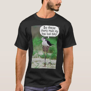 FUNNY BIRD SHORD Card oder Geschenk T-Shirt