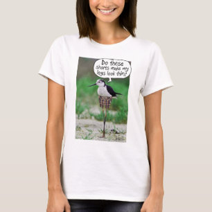 FUNNY BIRD SHORD Geschenk für eine Frau T-Shirt