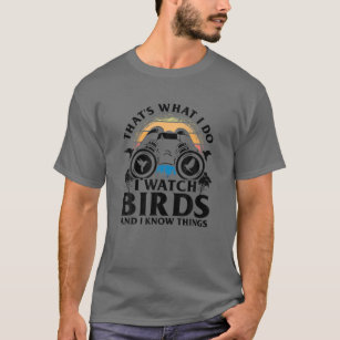 Funny Bird Watching Gedicht Coole Vogelliebhaber W T-Shirt