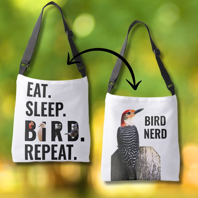 Funny Bird Zitat Moderne Crossbody Totasche Tragetaschen Mit Langen Trägern (Bird lovers, birders, birdwatchers, ornithologists and nature enthusiasts will love this crossbody)