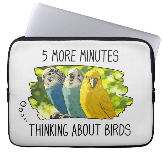 Funny Birds Laptop Sleeve (Vorderseite)