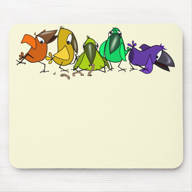 Funny Birds - Mousepad (Vorne)