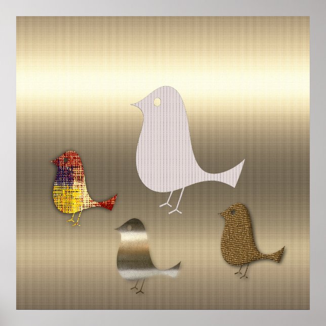 Funny Birds Poster (Vorne)