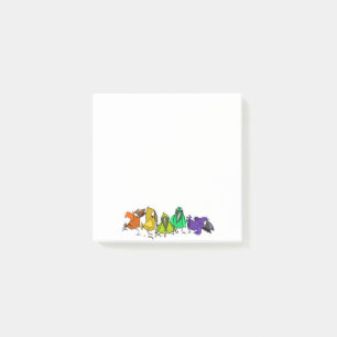 Funny Birds Sticky Notes Post-it Klebezettel