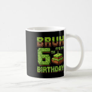 Funny Birthday Boy Bruh sein 6. Geburtstagsspiel P Kaffeetasse