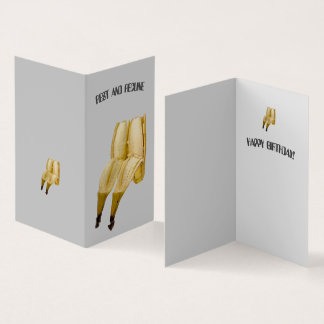 FUNNY BIRTHDAY CARD BANANA GREETING