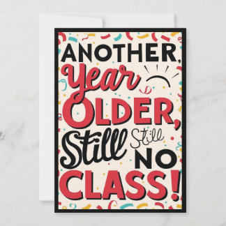 Funny Birthday Card Einladung