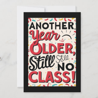 Funny Birthday Card Einladung