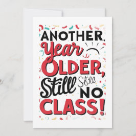 Funny Birthday Card Einladung