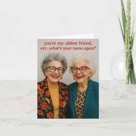 Funny Birthday card Feiertagskarte