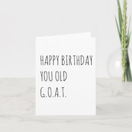 Funny Birthday Card Feiertagskarte