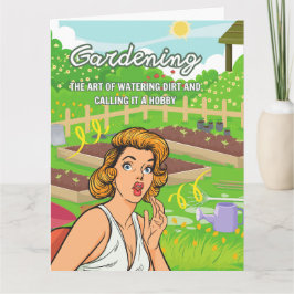 Funny Birthday Card für Gärtner Karte