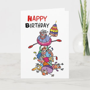 Funny Birthday Card für ihn Karte