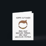 Funny Birthday Card für Typ | Funny Husband Card Karte<br><div class="desc">Eine lustige Geburtstagskarte für einen Ehemann oder einen Freund,  der einen cleveren Arsch und sarkastischen Spaß genießt - helfen Sie ihnen,  den Spaß beim Altern zu sehen! Vorne: Geburtstagsfröhlichkeit kann Ihr Haar bleiben und Ihr Bund unterlassen. Innenleben: leer</div>
