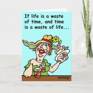 FUNNY BIRTHDAY CARD KARTE