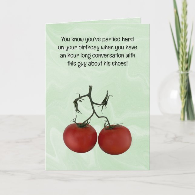 Funny Birthday Card Karte (Vorderseite)