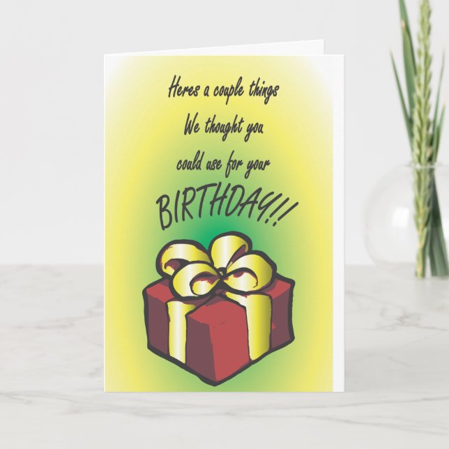Funny Birthday Card Karte (Vorderseite)