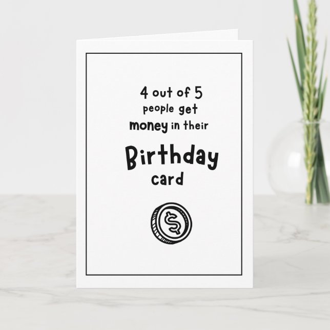 Funny Birthday Card Karte (Vorderseite)