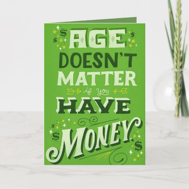 Funny Birthday Card Karte (Vorderseite)