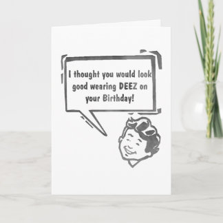 Funny Birthday Card Karte