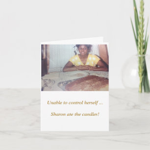 FUNNY BIRTHDAY CARD KARTE