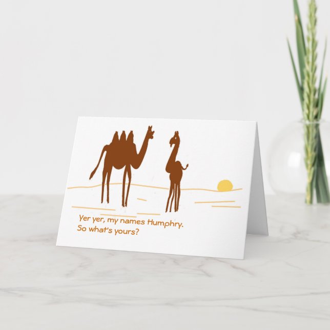 Funny Birthday Card Karte (Vorderseite)