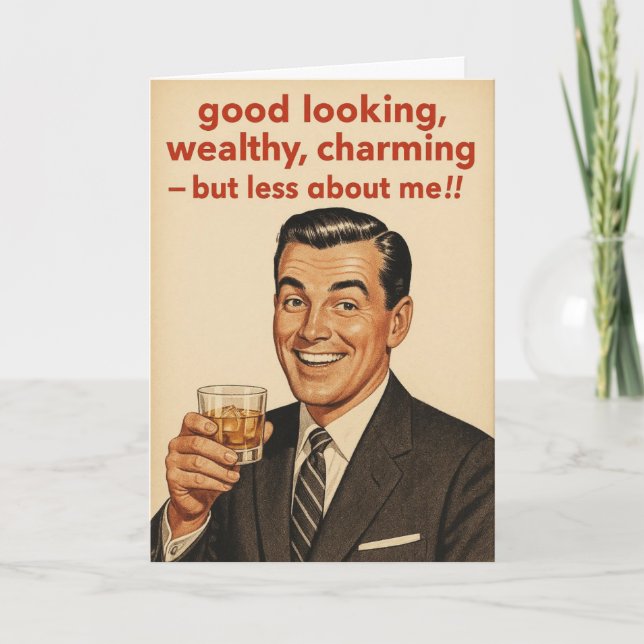 Funny Birthday card  Karte (Vorderseite)