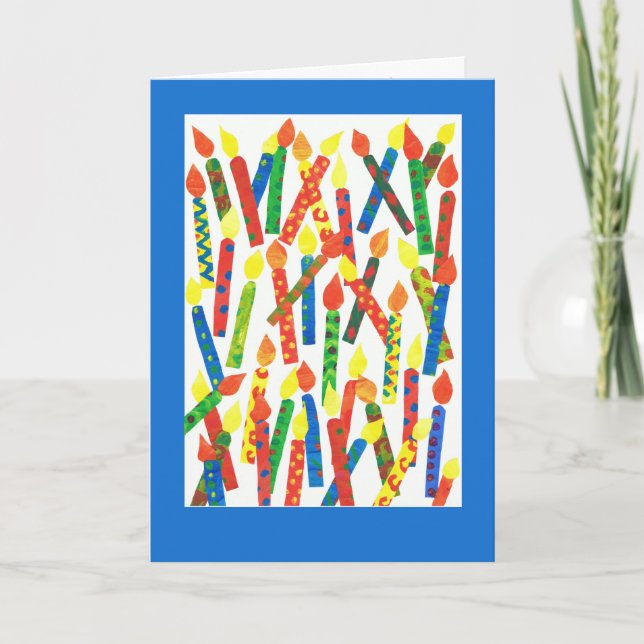 Funny Birthday Card mit Kerzen Karte (Vorderseite)