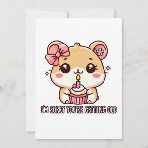 Funny Birthday Card - Niedlicher und spielerischer Feiertagskarte