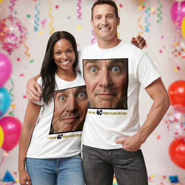 Funny Birthday Crew Foto Age Fun Unglaublich witzi T-Shirt (Von Creator hochgeladen)