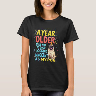 Funny Birthday Geschenk Mops Dog T-Shirt