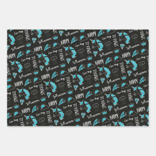 Funny Birthday Geschenkpapier Set