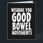 FUNNY BIRTHDAY GOOD KACK GREETING CARD DANKESKARTE<br><div class="desc">WÜNSCHT IHNEN GUTE BOWEL BEWEGUNGEN GEBURTSTAGSKARTE!</div>