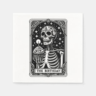 Funny Birthday Gothic Tarot Serviette