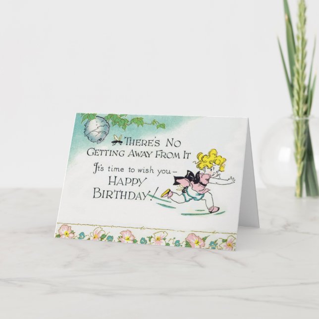 Funny Birthday Karte (Vorderseite)