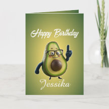 Funny Birthday Let's Get Smashed Avocado