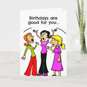 Funny Birthday Live Longe Card Karte