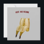 Funny BIRTHDAY oder RETIREMENT-Karte BANANA GREETI Dankeskarte<br><div class="desc">Hübsche gelbe Liegen aus echten Bananen teilweise geschält. Überraschung und ein Lachen für jeden zu haben. Keine Karte mag es,  weil es in meinem Studio entworfen wurde. Ich wünschte,  du könntest das an alle schicken,  weil es alles zum Lachen bringen würde.</div>