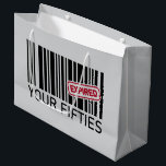 Funny Birthday Party 60. Große Geschenktüte<br><div class="desc">Funny Birthday Party 60. Große Geschenktasche</div>